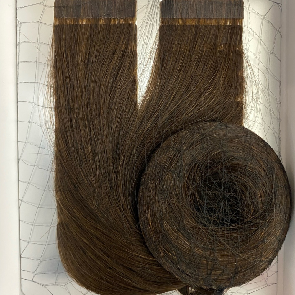 New Hairtalk Tape-In Extensions - Color 4, 17”